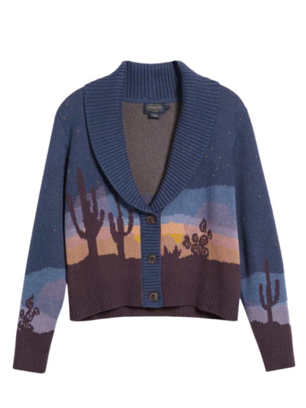 Pendleton Starry Night Western Cardigan Large - Picture 2 of 11